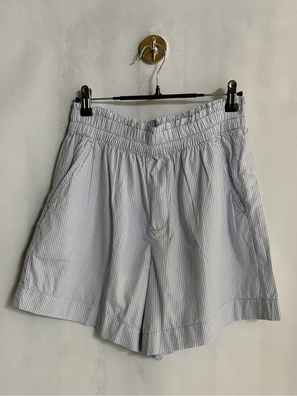 Aerie NWT Blue White Stripe Pull-On Shorts Size Small
